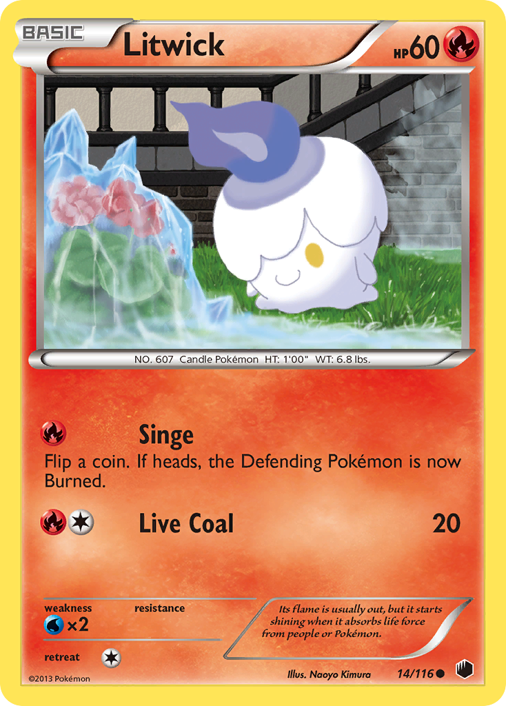 Litwick (14/116) [Black & White: Plasma Freeze] | Odin's Place