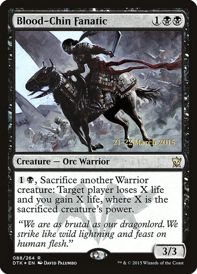 Blood-Chin Fanatic (88) [Dragons of Tarkir Prerelease Promos] | Odin's Place