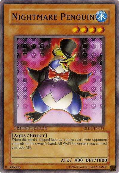 Nightmare Penguin [GLD1-EN021] Common | Odin's Place
