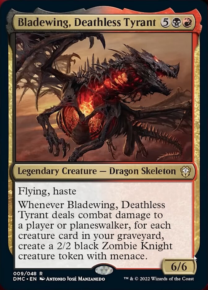 Bladewing, Deathless Tyrant [Dominaria United Commander] | Odin's Place