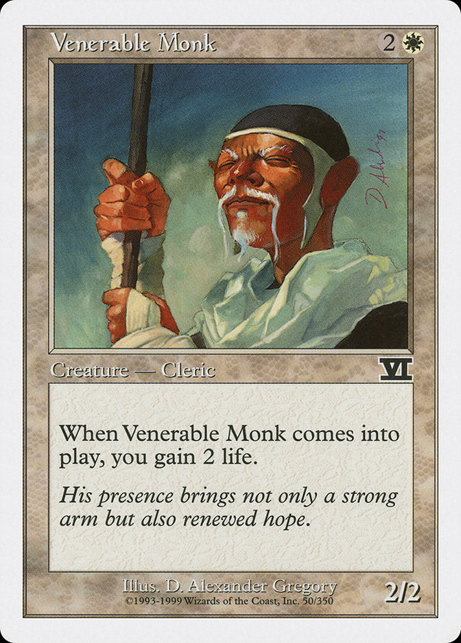 Venerable Monk (50) [Classic Sixth Edition] | Odin's Place