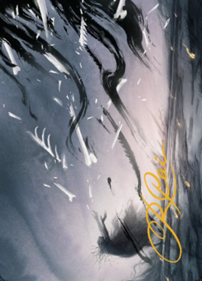 Shadow Prophecy Art Card (Gold-Stamped Signature) [Dominaria United Art Series] | Odin's Place