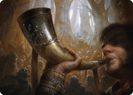 Horn of Gondor Art Card [The Lord of the Rings: Tales of Middle-earth Art Series] | Odin's Place