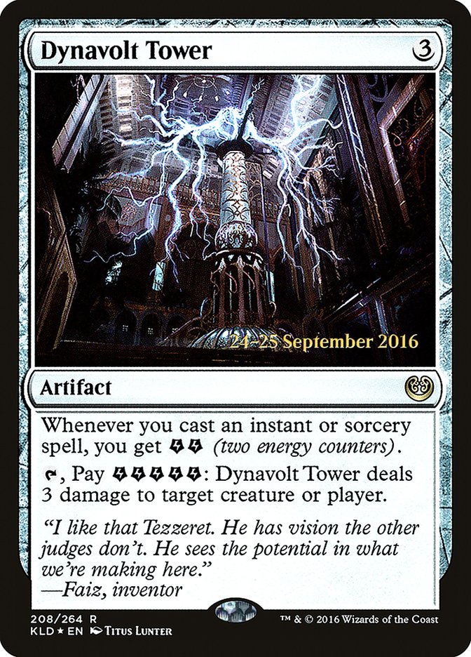 Dynavolt Tower (208) [Kaladesh Prerelease Promos] | Odin's Place