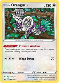 Oranguru (148/202) (Theme Deck Exclusive) [Sword & Shield: Base Set] | Odin's Place