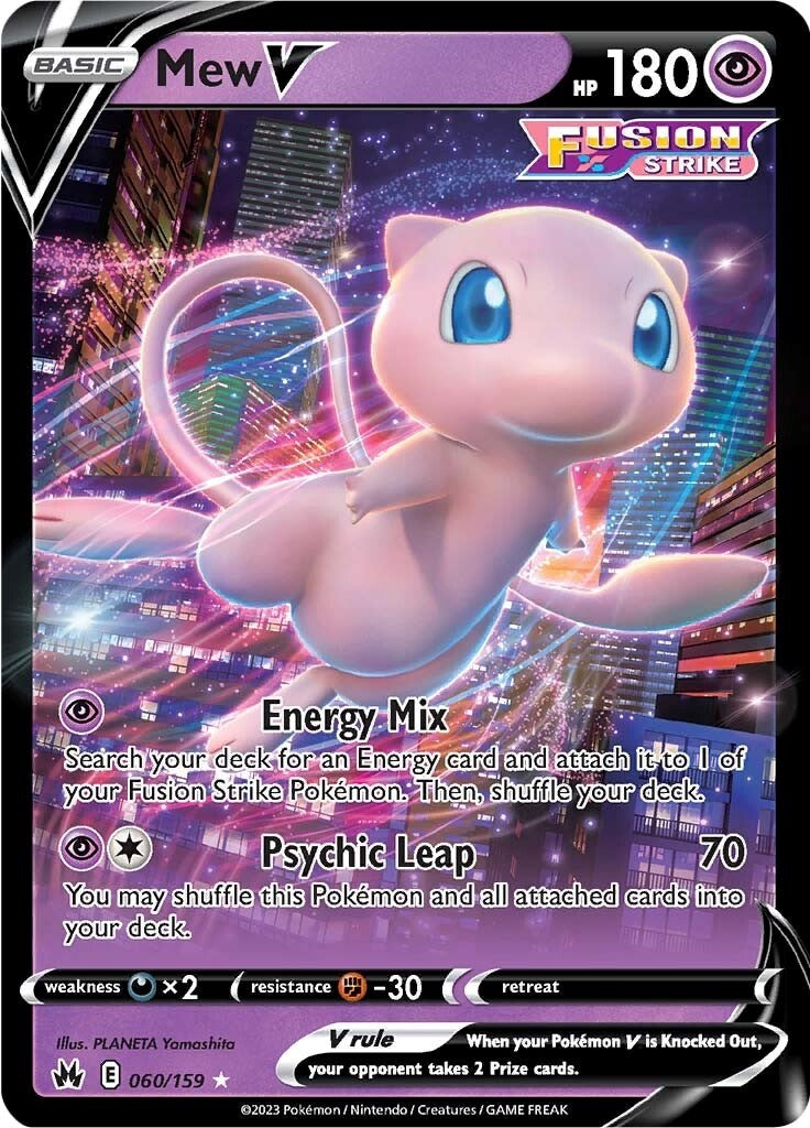 Mew V (060/159) [Sword & Shield: Crown Zenith] | Odin's Place