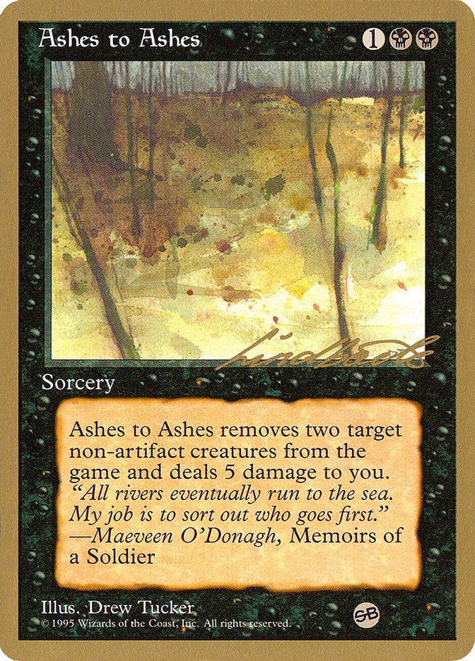 Ashes to Ashes (Leon Lindback) (SB) [Pro Tour Collector Set] | Odin's Place