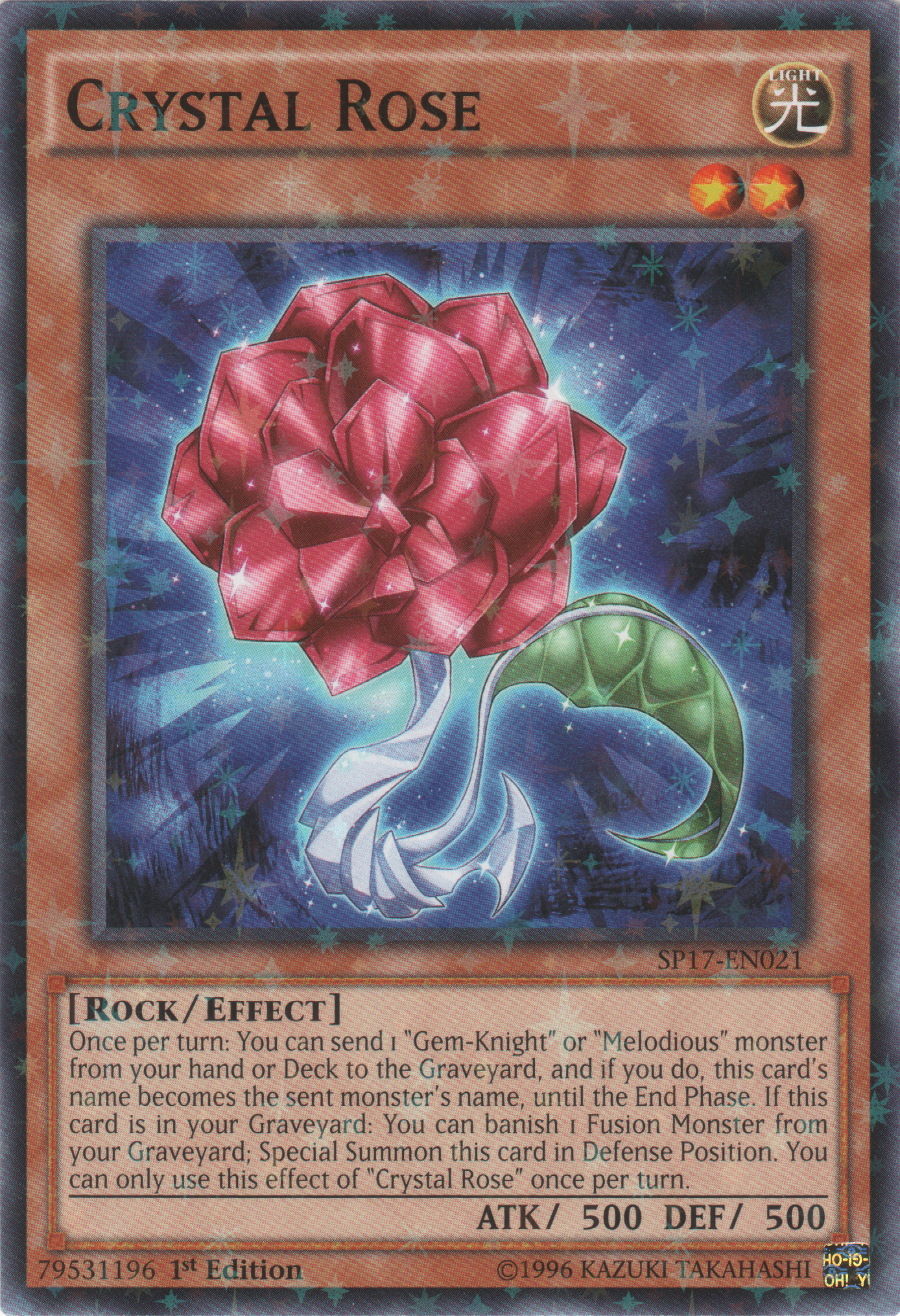 Crystal Rose [SP17-EN021] Starfoil Rare | Odin's Place