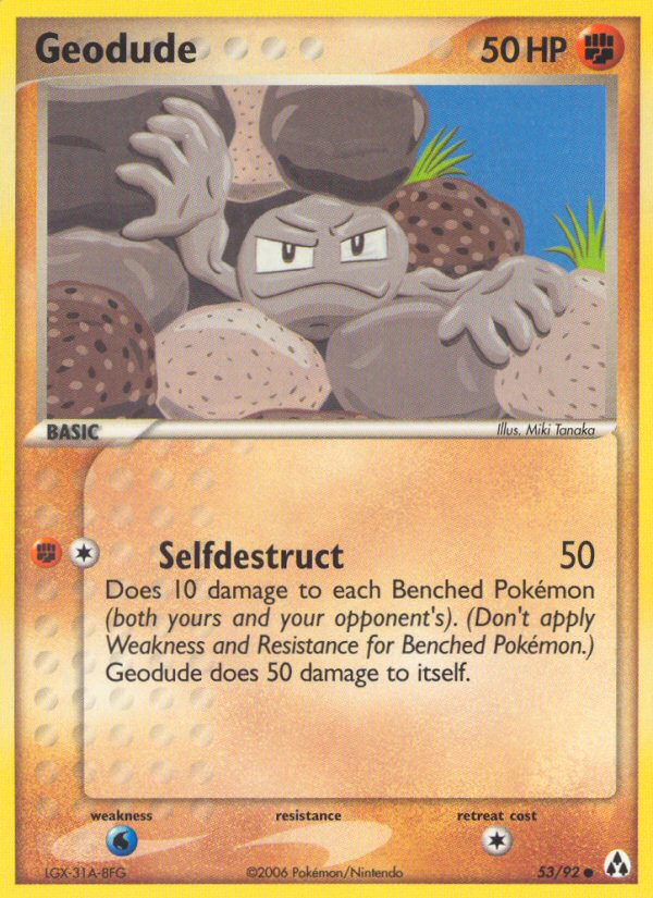 Geodude (53/92) [EX: Legend Maker] | Odin's Place