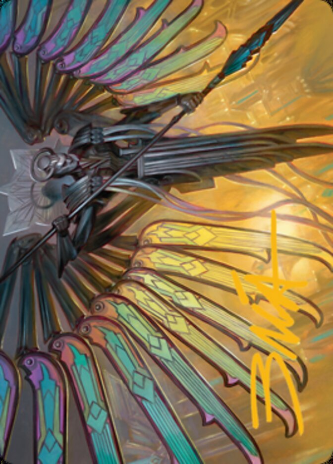 Paragon of Modernity Art Card (Gold-Stamped Signature) [Streets of New Capenna Art Series] | Odin's Place