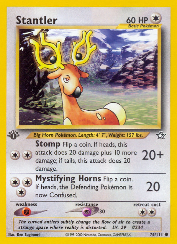 Stantler (76/111) [Neo Genesis 1st Edition] | Odin's Place