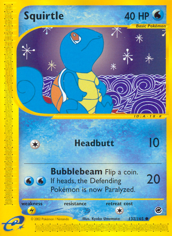 Squirtle (132/165) [Expedition: Base Set] | Odin's Place
