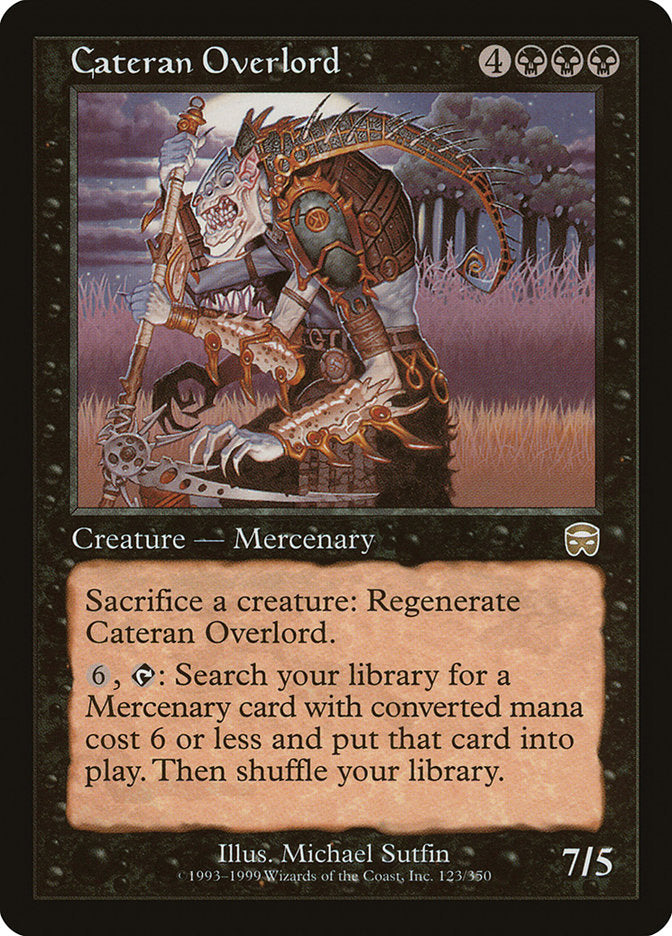 Cateran Overlord (123) [Mercadian Masques] | Odin's Place