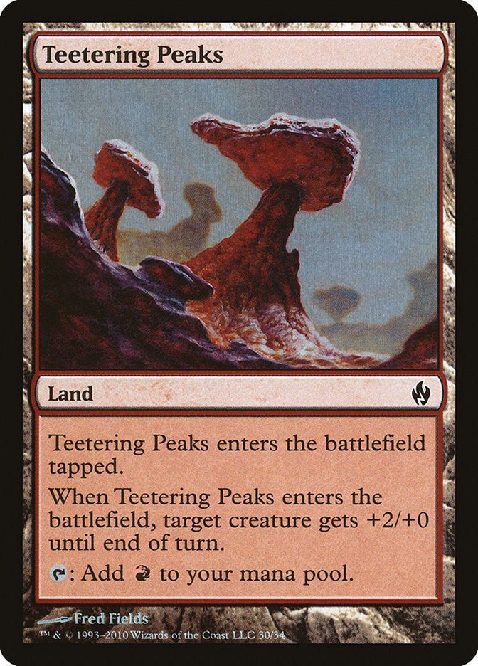 Teetering Peaks (30) [Premium Deck Series: Fire and Lightning] | Odin's Place