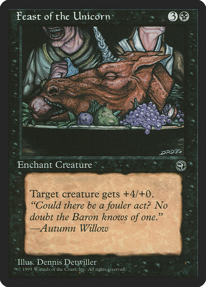 Feast of the Unicorn (Autumn Willow Flavor Text) [Homelands] | Odin's Place