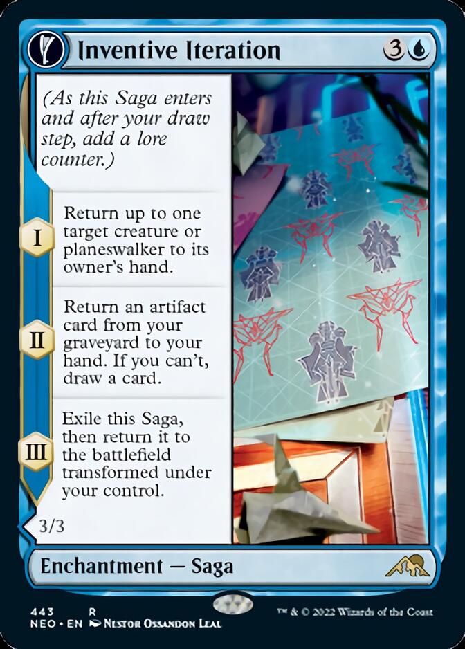 Inventive Iteration // Living Breakthrough (Extended Art) [Kamigawa: Neon Dynasty] | Odin's Place
