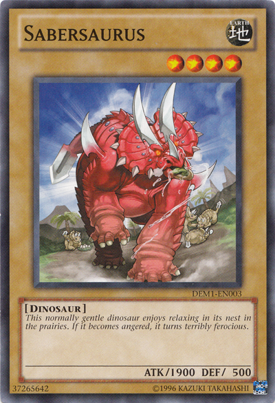 Sabersaurus [DEM1-EN003] Common | Odin's Place