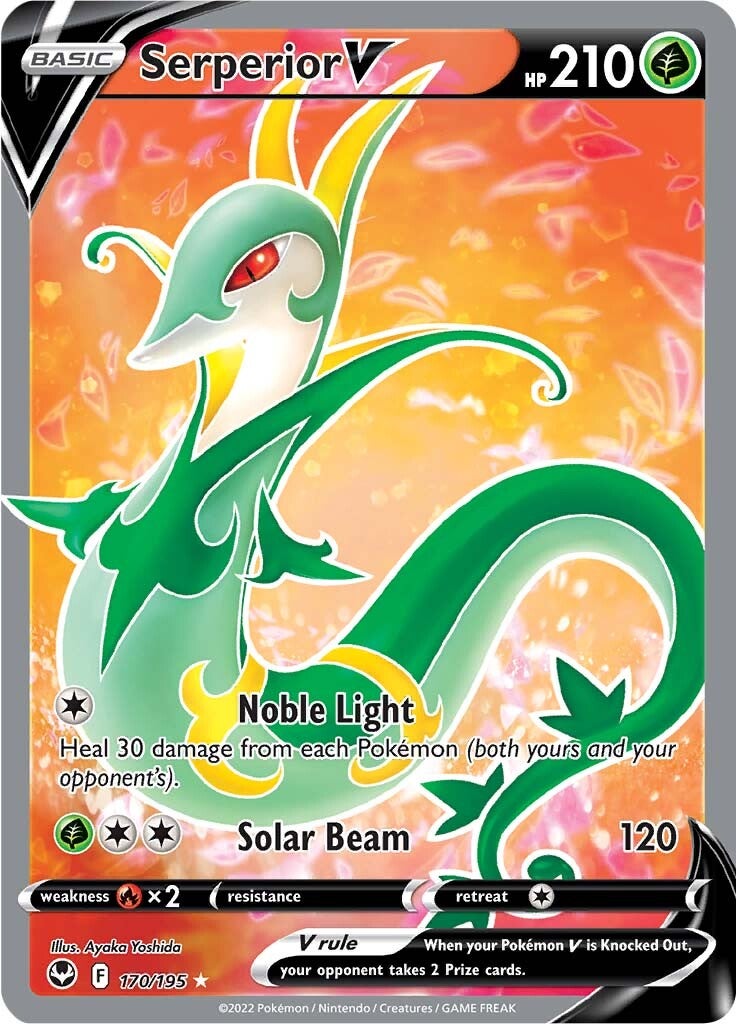 Serperior V (170/195) [Sword & Shield: Silver Tempest] | Odin's Place
