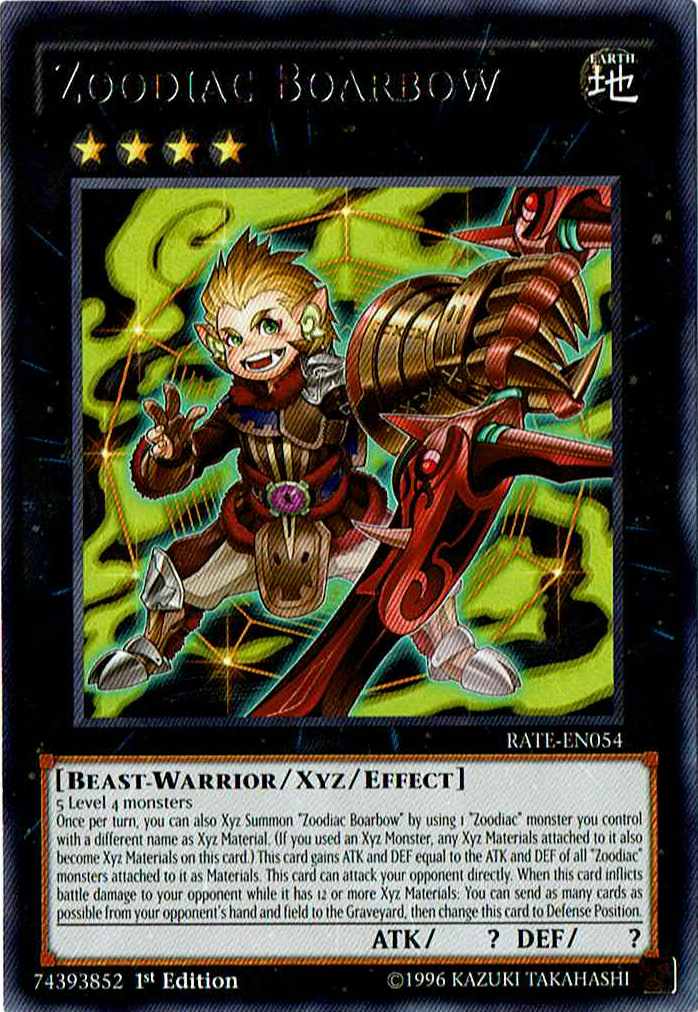 Zoodiac Boarbow [RATE-EN054] Rare | Odin's Place