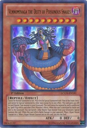 Vennominaga the Deity of Poisonous Snakes [LCGX-EN191] Ultra Rare | Odin's Place