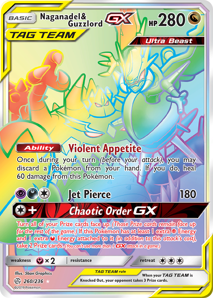 Naganadel & Guzzlord GX (260/236) [Sun & Moon: Cosmic Eclipse] | Odin's Place