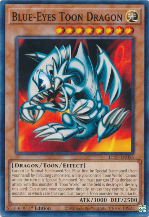 Blue-Eyes Toon Dragon [LDS1-EN056] Common | Odin's Place