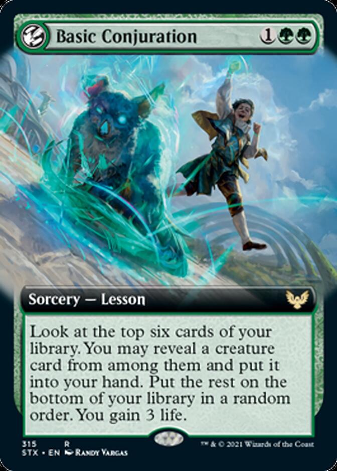 Basic Conjuration (Extended Art) [Strixhaven: School of Mages] | Odin's Place