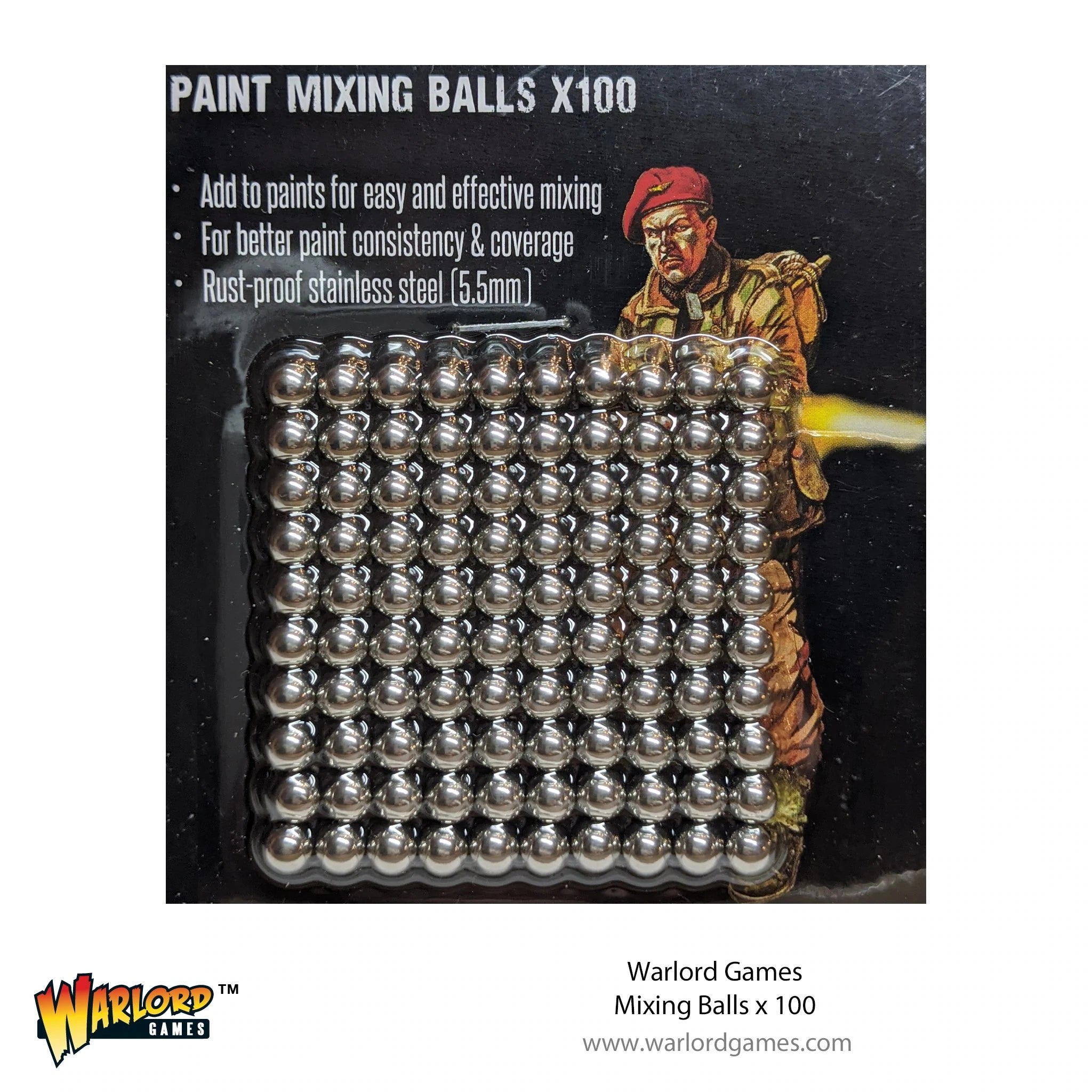 Warlord Games Mixing Balls (100) | Odin's Place