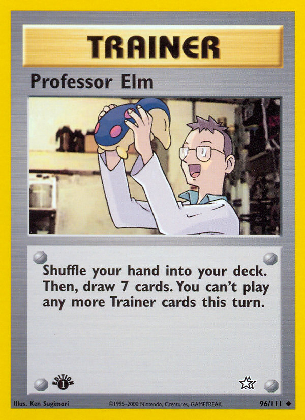 Professor Elm (96/111) [Neo Genesis 1st Edition] | Odin's Place