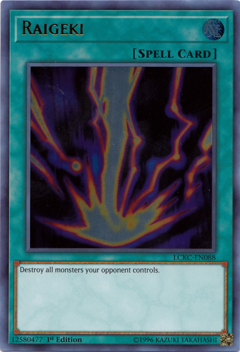 Raigeki [LCKC-EN088] Ultra Rare | Odin's Place