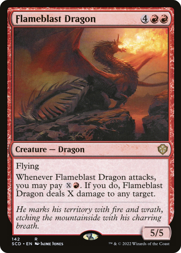 Flameblast Dragon [Starter Commander Decks] | Odin's Place