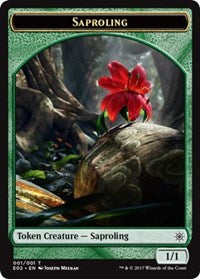 Saproling // Treasure (010) Double-Sided Token [Explorers of Ixalan Tokens] | Odin's Place