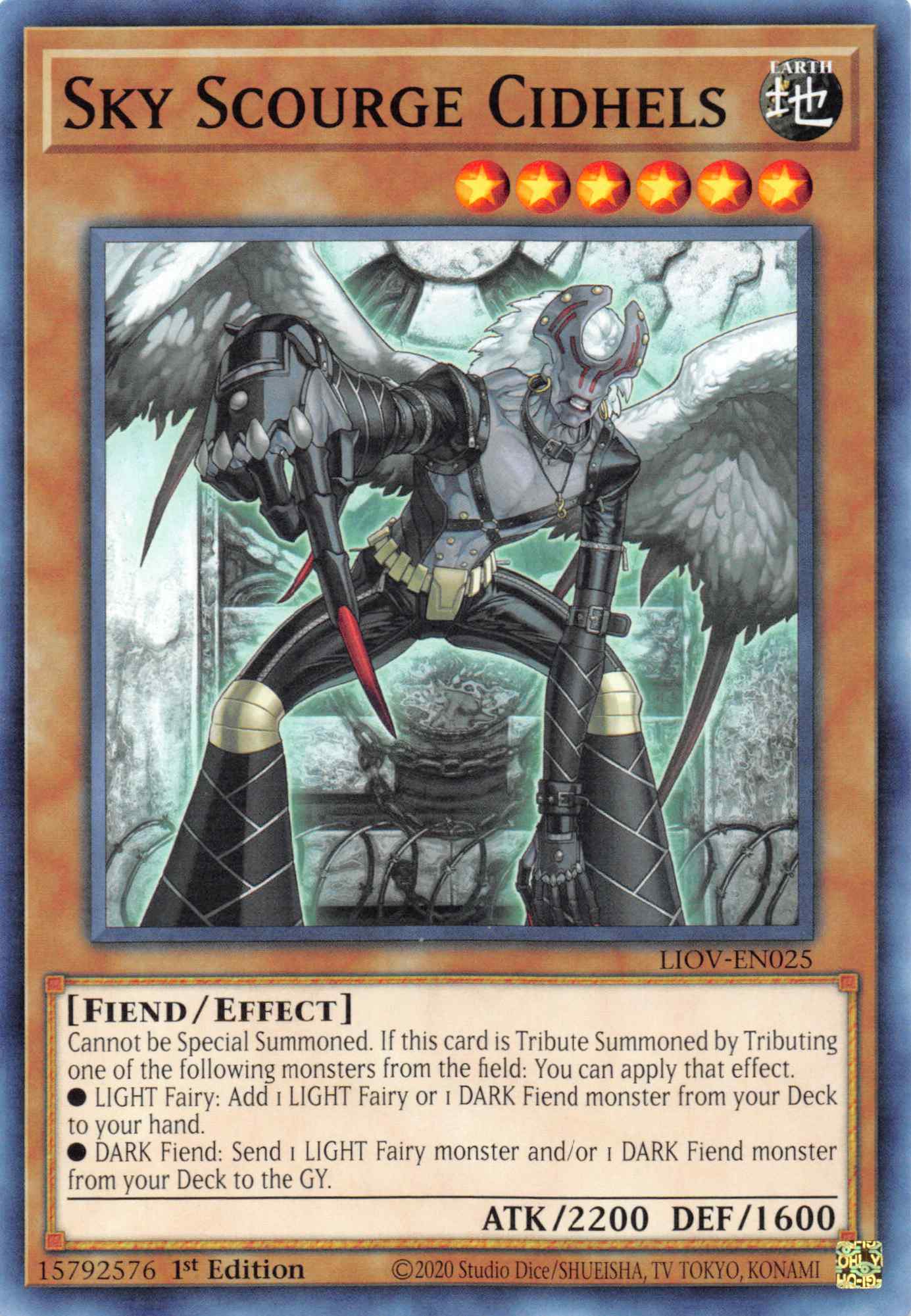 Sky Scourge Cidhels [LIOV-EN025] Common | Odin's Place
