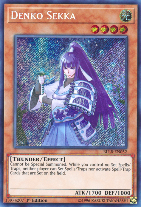 Denko Sekka [BLLR-EN052] Secret Rare | Odin's Place