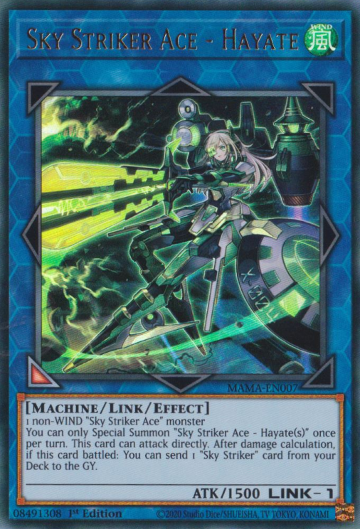 Sky Striker Ace - Hayate [MAMA-EN007] Ultra Rare | Odin's Place