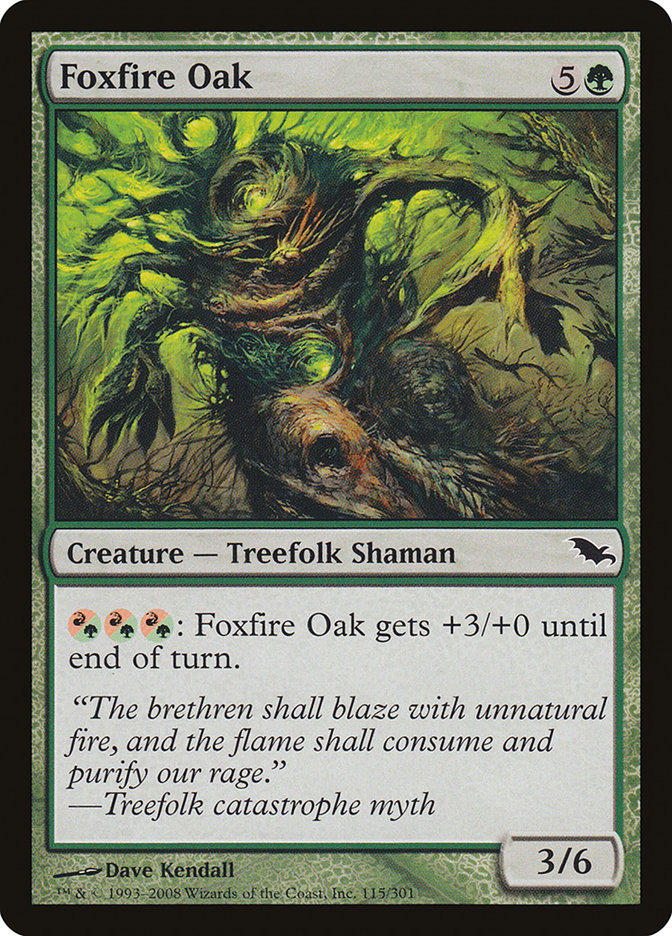 Foxfire Oak (115) [Shadowmoor] | Odin's Place