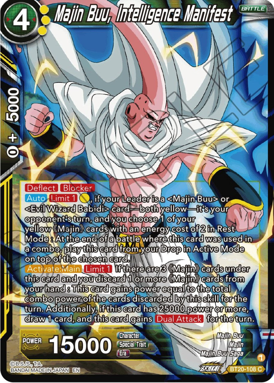 Majin Buu, Intelligence Manifest (BT20-108) [Power Absorbed] | Odin's Place