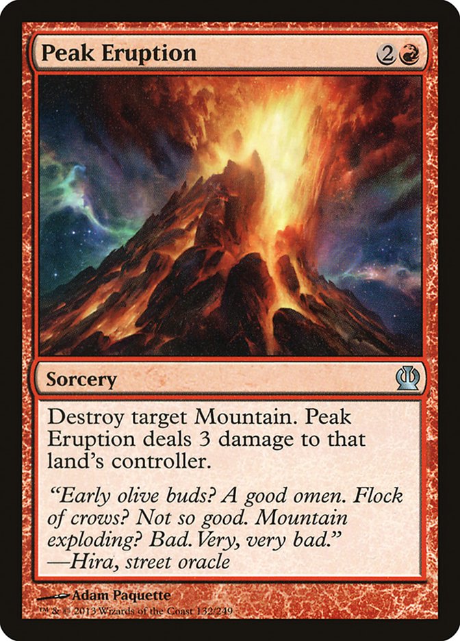 Peak Eruption (132) [Theros] | Odin's Place