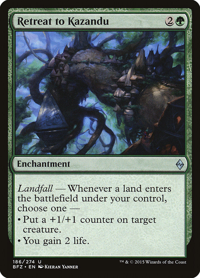 Retreat to Kazandu (186) [Battle for Zendikar] | Odin's Place