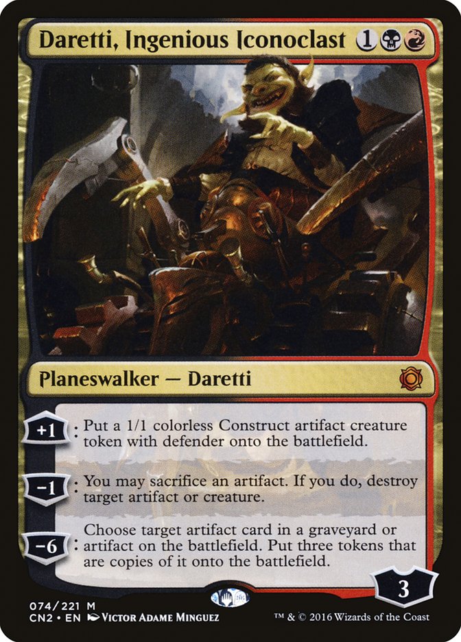 Daretti, Ingenious Iconoclast (74) [Conspiracy: Take the Crown] | Odin's Place