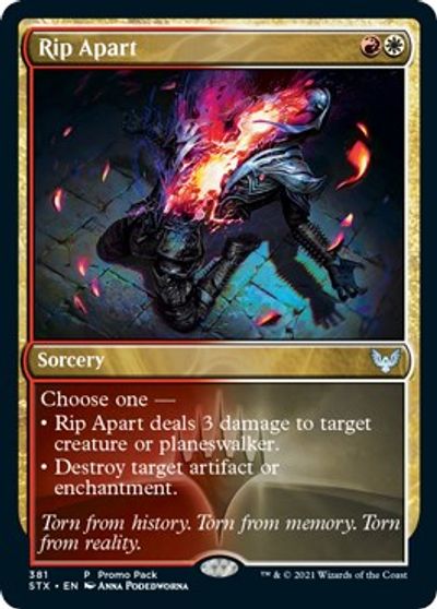 Rip Apart (Promo Pack) [Strixhaven: School of Mages Promos] | Odin's Place