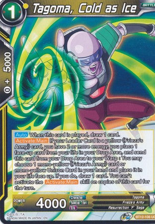 Tagoma, Cold as Ice (BT12-106) [Vicious Rejuvenation] | Odin's Place