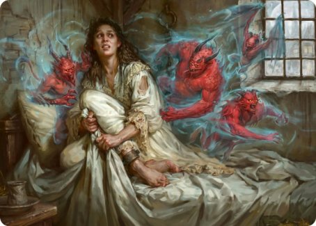 Eruth, Tormented Prophet Art Card [Innistrad: Crimson Vow Art Series] | Odin's Place