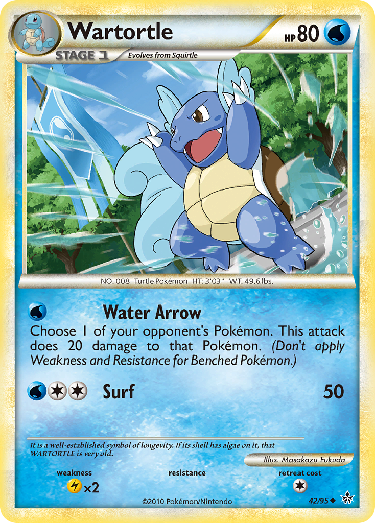 Wartortle (42/95) [HeartGold & SoulSilver: Unleashed] | Odin's Place
