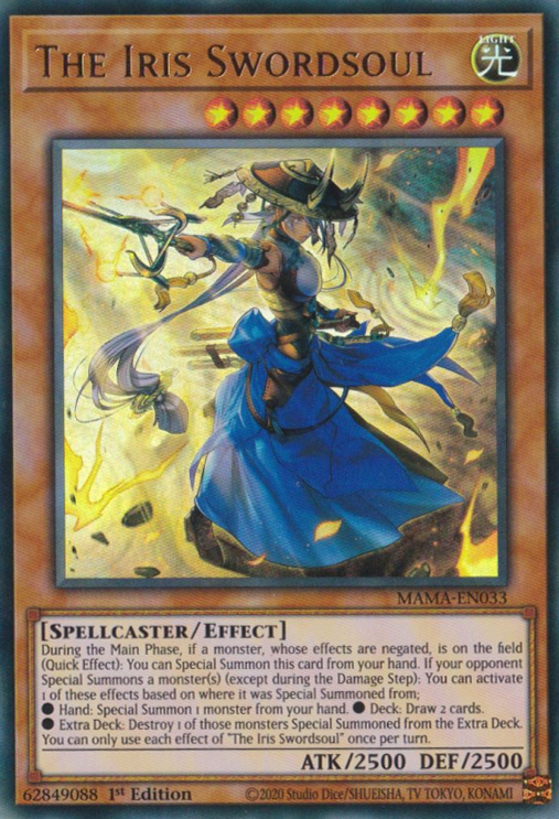 The Iris Swordsoul [MAMA-EN033] Ultra Rare | Odin's Place