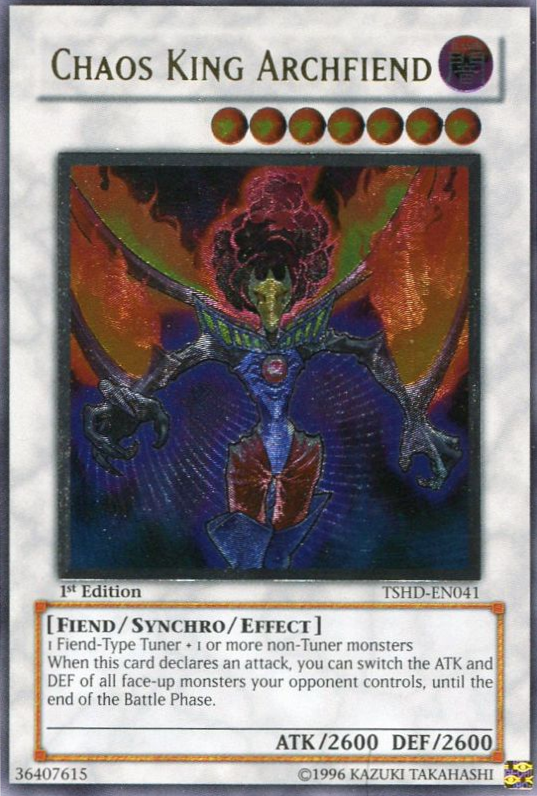 Chaos King Archfiend [TSHD-EN041] Ultimate Rare | Odin's Place