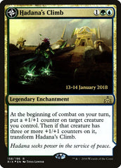 Hadana's Climb // Winged Temple of Orazca [Rivals of Ixalan Prerelease Promos] | Odin's Place