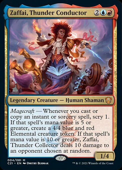 Zaffai, Thunder Conductor [Commander 2021] | Odin's Place