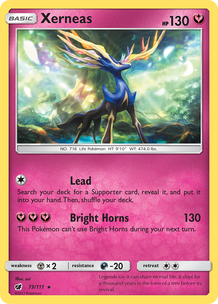 Xerneas (73/111) [Sun & Moon: Crimson Invasion] | Odin's Place