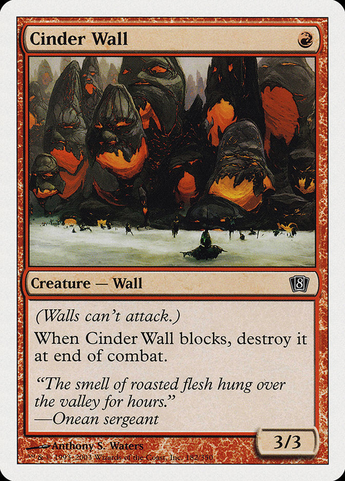 Cinder Wall (182) [Eighth Edition] | Odin's Place